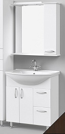 Водолей Мебель для ванной Колумбия 75 R венге – фотография-1